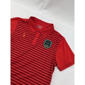New No Tags Moto Soccer Football Association Of Malawi Adult Polo Size Small Red
